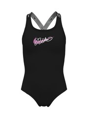 Nike Black Logo Tape Swimsuit - Image 1 of 3