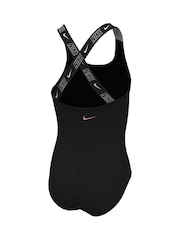 Nike Black Logo Tape Swimsuit - Image 2 of 3