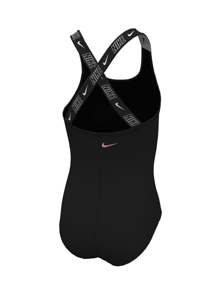 Nike Black Logo Tape Swimsuit - Image 2 of 3