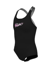 Nike Black Logo Tape Swimsuit - Image 3 of 3