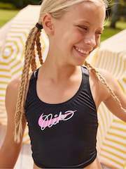 Чорний - Комплект бікіні з логотипом Nike на стрічці в зоні паху - Image 3 of 10