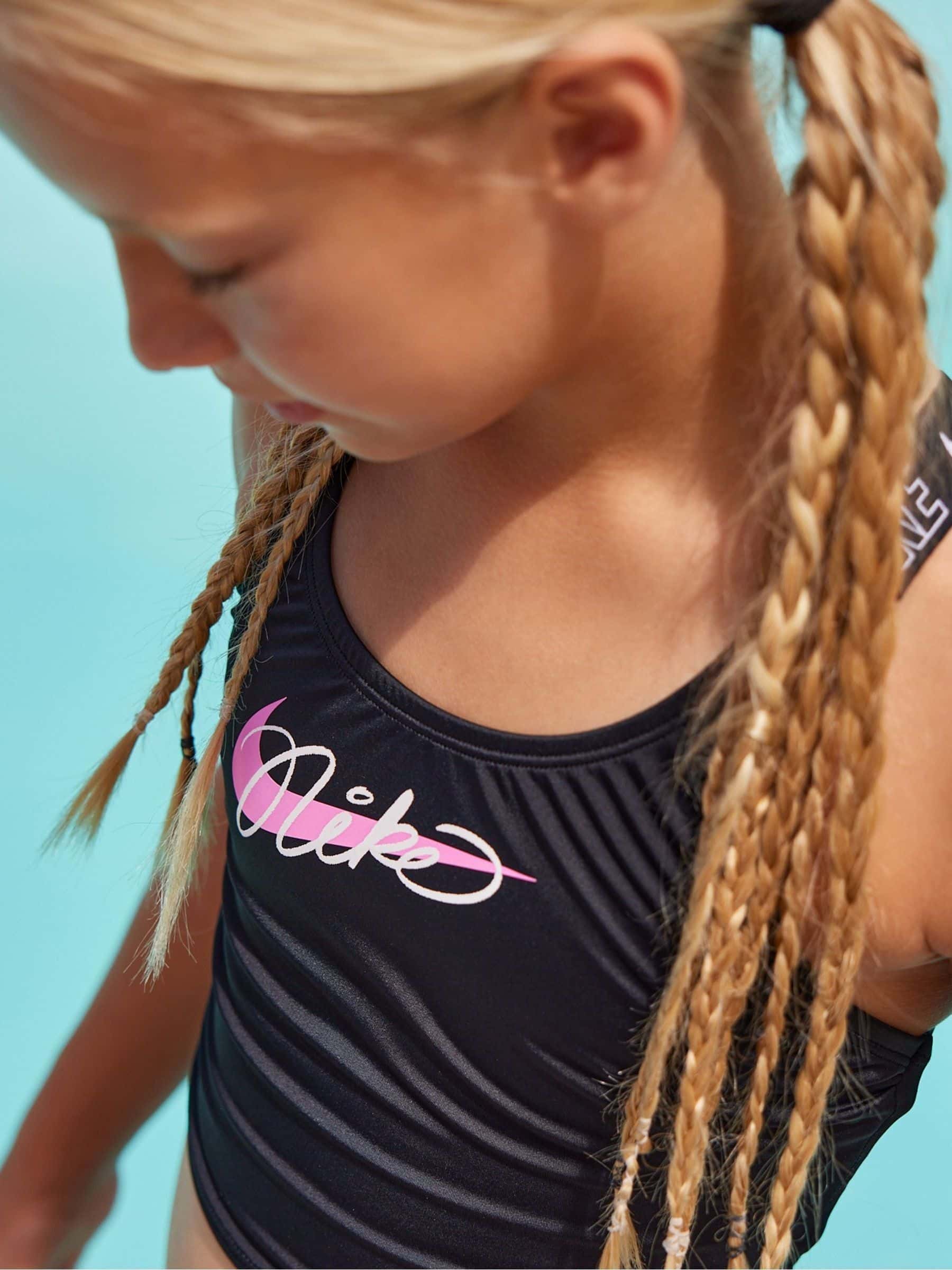 ウェーブ★Nike★Vネック ミッド ビキニトップ 3color ナイキ（NIKE）（キッズ）ガールズ スポーツウエア ノベルティ