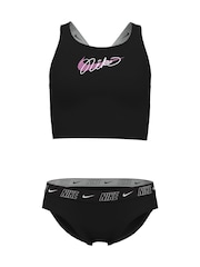 Чорний - Комплект бікіні з логотипом Nike на стрічці в зоні паху - Image 8 of 10
