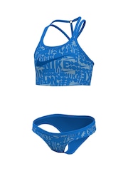 Синий - Nike Swim All-Over Print Cross Back Bikini - Image 7 of 7