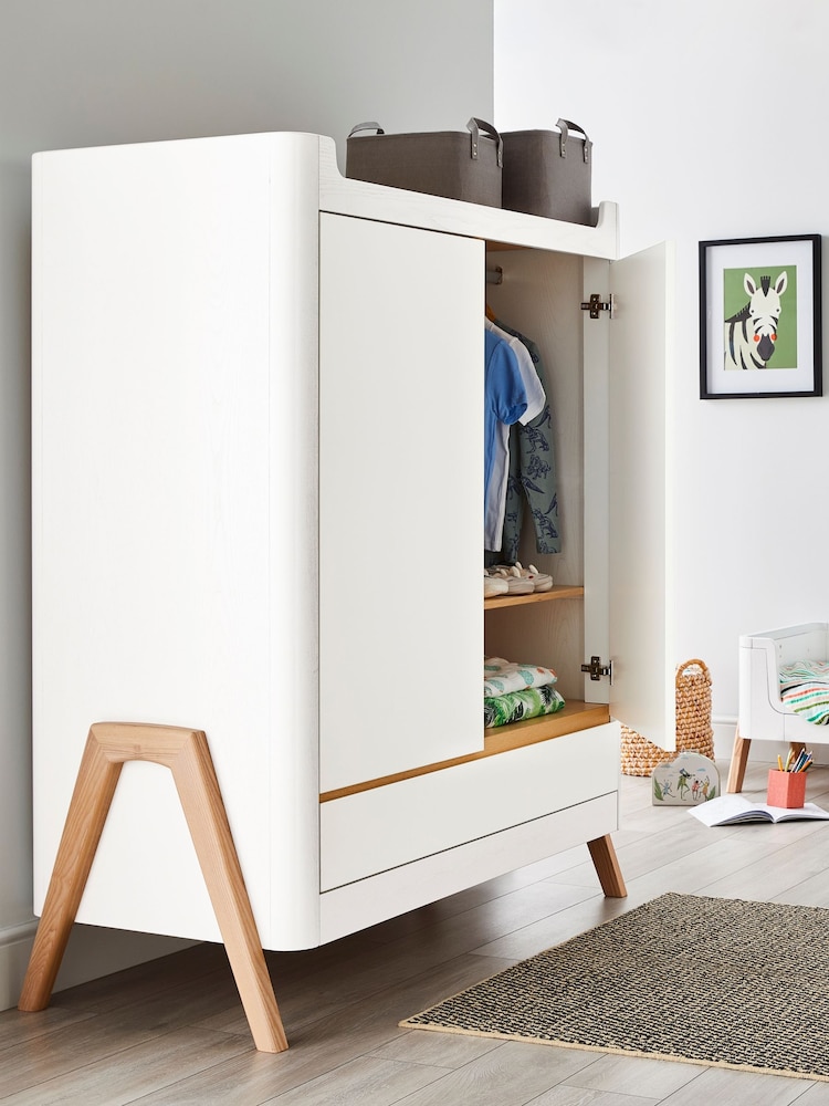 Gaia Baby White Hera Cot Bed and Dresser Set - Image 6 of 6