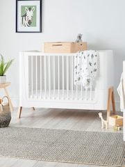 Gaia Baby White Hera Cot Bed - Image 2 of 6