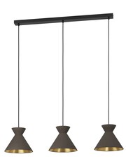 Eglo Black Nastasia 3 Pendant Ceiling Light - Image 2 of 4