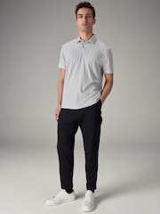 Grey Crane Print Polo Shirt - Image 2 of 7