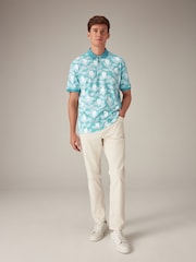 Blue Scion Print Polo Shirt - Image 2 of 7