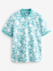 Blue Scion Print Polo Shirt - Image 5 of 7