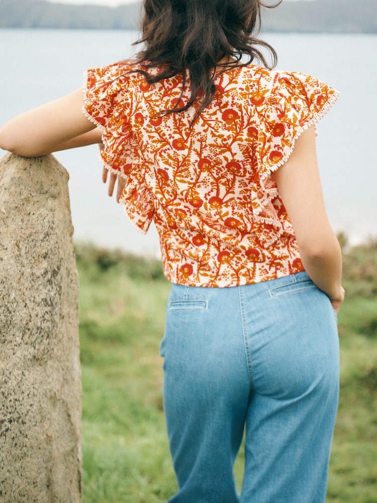 Laura Ashley Denim Wide Leg Jeans - Image 2 of 9