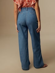 Laura Ashley Denim Wide Leg Jeans - Image 5 of 9