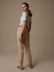 Laura Ashley Stone Laura Ashley Tapered Trouser and Belt Set - Image 2 of 9