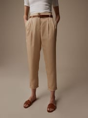 Laura Ashley Stone Laura Ashley Tapered Trouser and Belt Set - Image 4 of 9