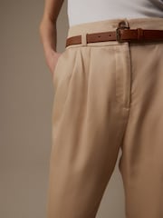 Laura Ashley Stone Laura Ashley Tapered Trouser and Belt Set - Image 5 of 9