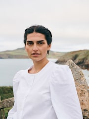Laura Ashley White 100% Cotton Puff Sleeve Shirt - Image 13 of 13
