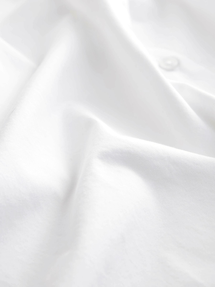 Laura Ashley White 100% Cotton Puff Sleeve Shirt - Image 9 of 9