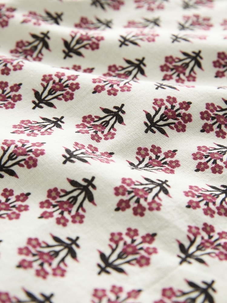 Laura Ashley Ecru/Pink Broderie Shell Top - Image 6 of 6