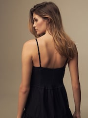 Laura Ashley Black Tiered Maxi Dress - Image 5 of 5