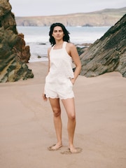 Laura Ashley White Broderie Shell Top - Image 3 of 4