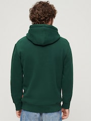 Superdry Enamel Green Vintage Logo Hoodie - Image 2 of 8