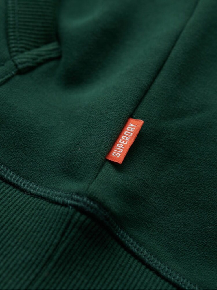 Superdry Enamel Green Vintage Logo Hoodie - Image 7 of 8
