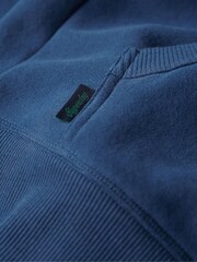 Superdry Blue Essential Logo Hoodie - Image 5 of 6