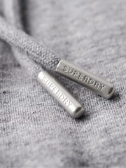 Superdry Grey Essential Slim Fit Logo Hoodie - Image 6 of 6