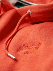 Superdry Dark Orange Essential Slim Fit Logo Hoodie - Image 5 of 6
