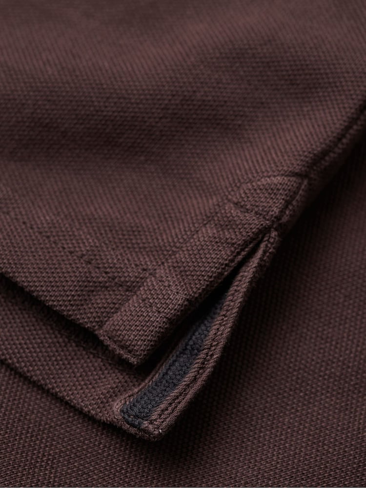 Superdry Brown Vint Destroy Polo Shirt - Image 6 of 6