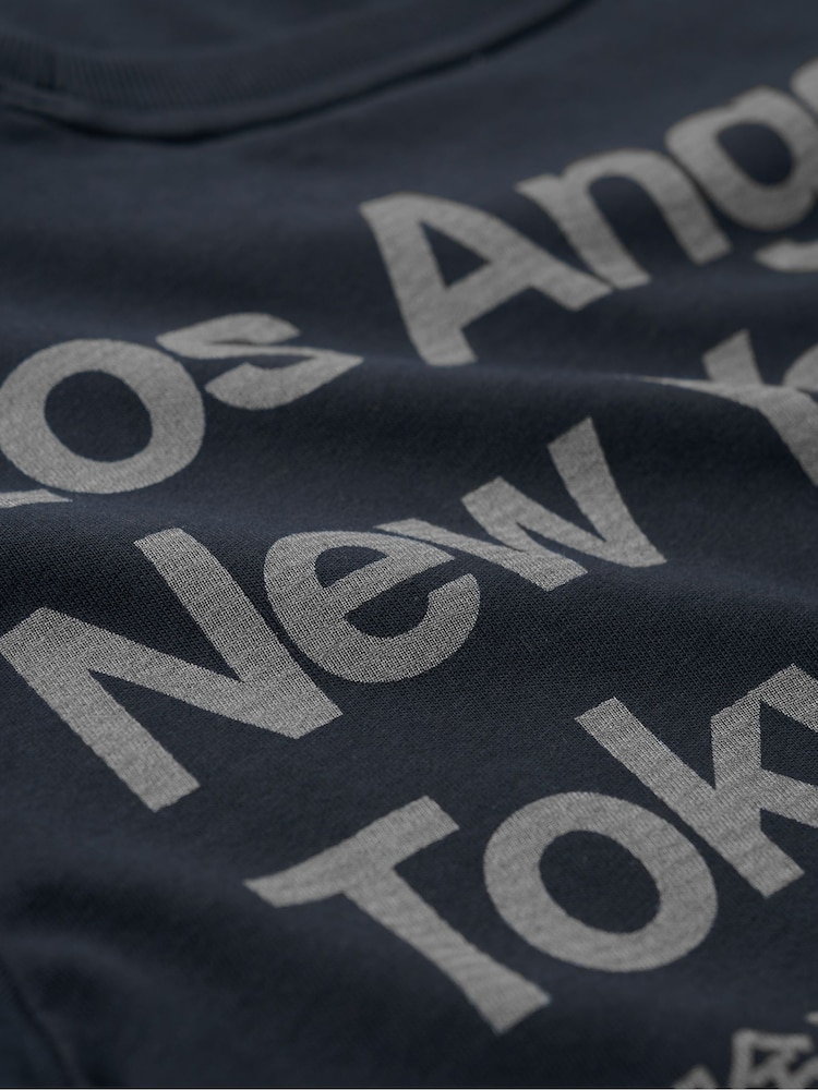 Superdry Eclipse Navy Core Logo City Loose T-Shirt - Image 6 of 7