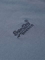 Superdry Dark Blue Essential Logo Embriodery T-Shirt - Image 5 of 5
