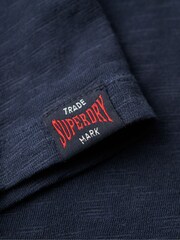 Superdry Blue Athletic College Graphic T-Shirt - Image 6 of 6