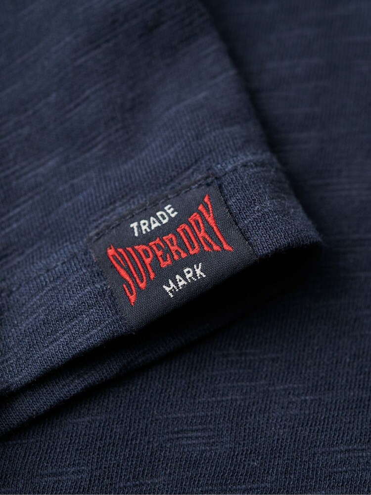 Superdry Blue Athletic College Graphic T-Shirt - Image 6 of 6