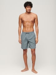 Superdry Grey Sport Graphic 17 Inch Swim Shorts - Image 3 of 7