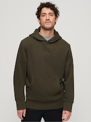 Vojaški haki - Superdry kapucar z grafiko mikro loga  - Slika 1 iz 6