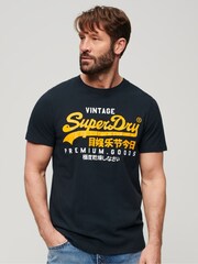 Superdry Blue Vl Duo T-Shirt - Image 1 of 7
