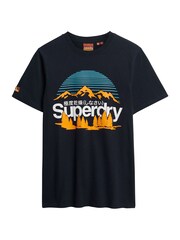 Marineblau - Superdry Great Outdoors Grafik-T-Shirt - Bild 4 von 6