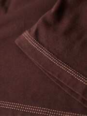 Superdry Brown Contrast Stitch Pocket T-Shirt - Image 5 of 7