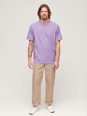 Superdry Purple 100% Cotton Vintage Washed T-Shirt - Image 2 of 5