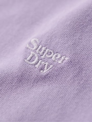 Superdry Purple 100% Cotton Vintage Washed T-Shirt - Image 5 of 5