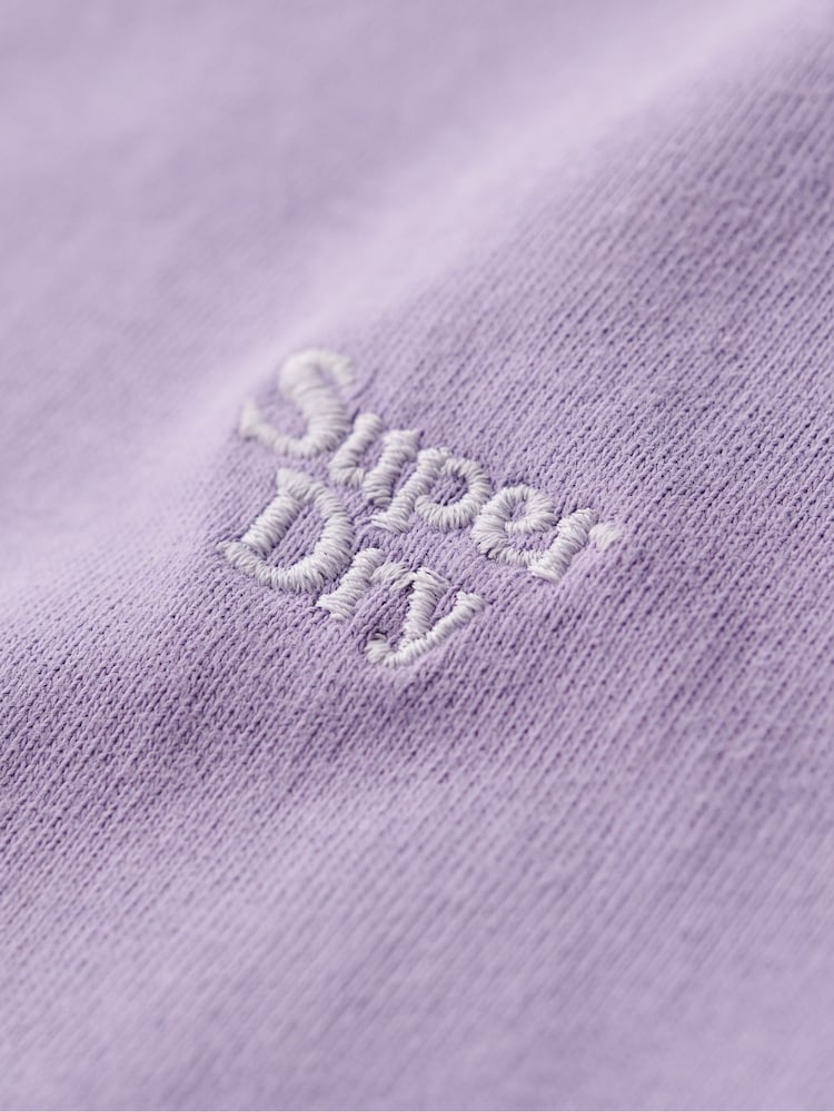 Superdry Purple 100% Cotton Vintage Washed T-Shirt - Image 5 of 5