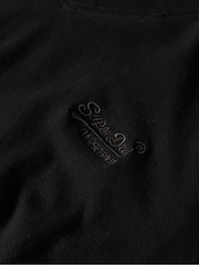 Superdry Black Chrome 100% Cotton Vintage Logo Emb V-Neck T-Shirt - Image 6 of 6