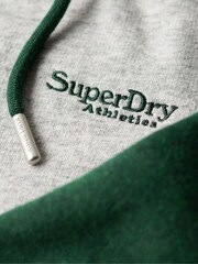 Superdry White Gray Essential Baseball Zip-Up Hoodie - Image 5 of 6