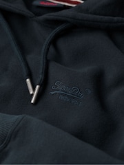 Superdry Blue Essential Logo Hoodie - Image 5 of 6