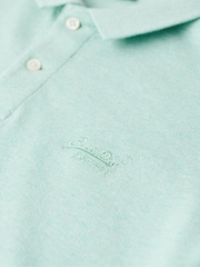 Superdry Mint Green Classic Pique 100% Cotton Polo Shirt - Image 7 of 7