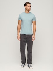 Світло-блакитний - Superdry Футболка з вишивкою з основним логотипом - Image 2 of 6
