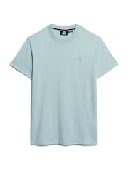 Світло-блакитний - Superdry Футболка з вишивкою з основним логотипом - Image 4 of 6