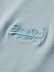 Світло-блакитний - Superdry Футболка з вишивкою з основним логотипом - Image 6 of 6