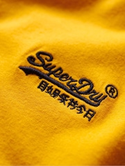 Superdry Orange Essential Logo Embriodery T-Shirt - Image 5 of 9